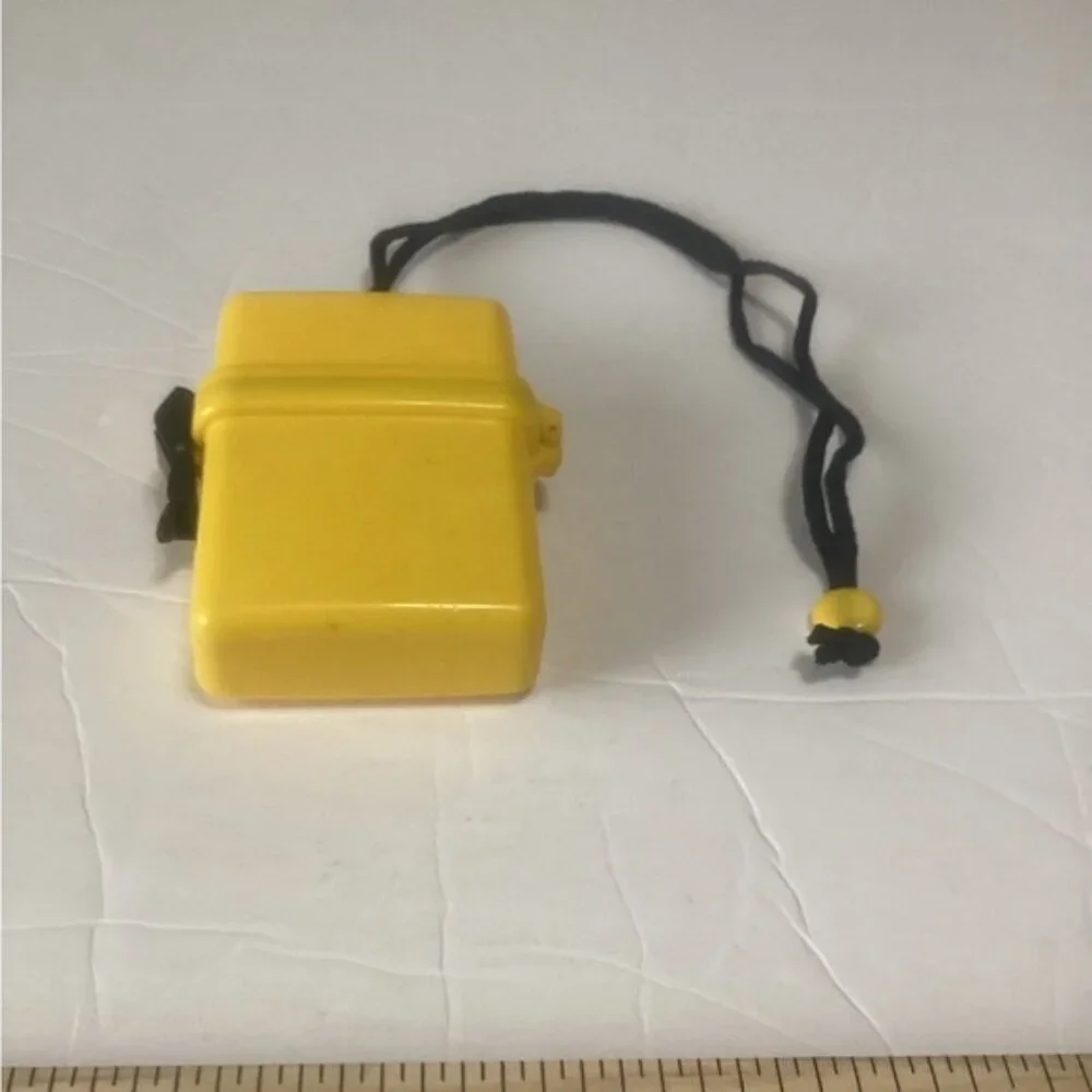 Yellow Waterproof Case with Lanyard